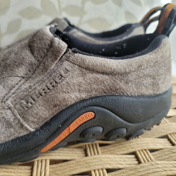 Merrell Women's Waterproof Jungle Moc Suede Shoes Size 6 in Gray - Picture 6 of 16